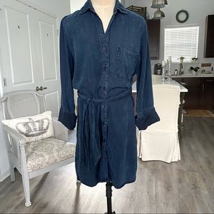 Cloth & Stone Tencel Long Sleeve Dress